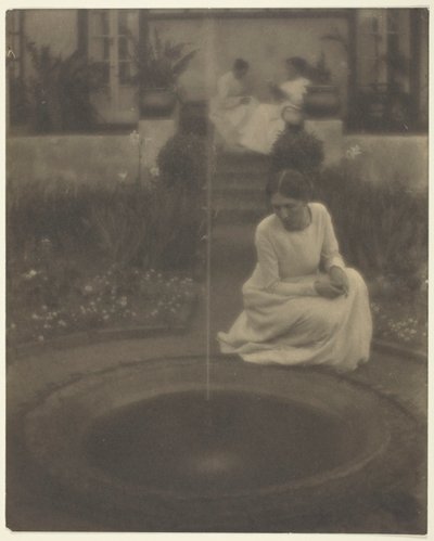De fontein door Clarence H. White