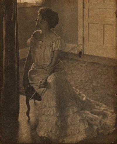 De pauwenveer, ca. 1902 door Clarence H. White