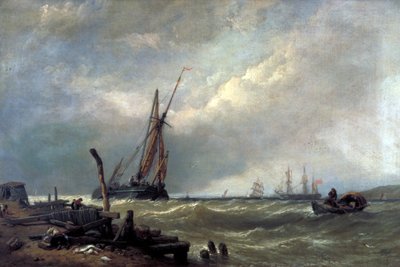 Op de Texel, 1856 door Clarkson Stanfield