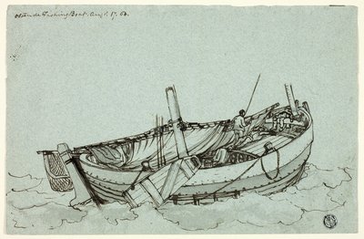 Oostendse Vissersboot door Clarkson Stanfield