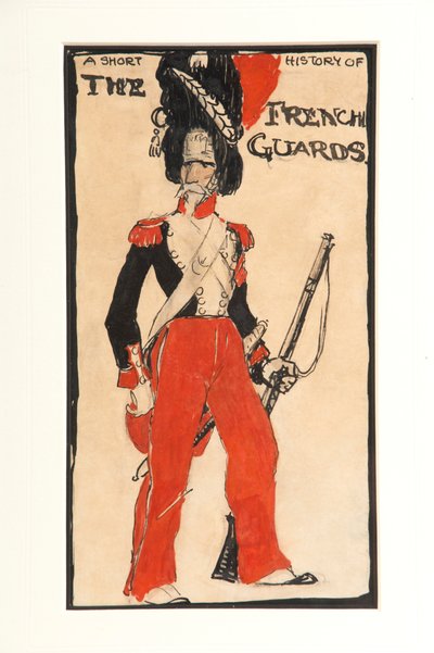 Een Korte Geschiedenis van de Franse Garde, 1917 door Claud Lovat Fraser