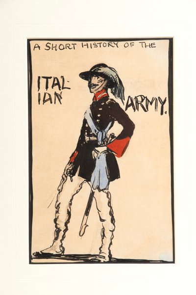 Een Korte Geschiedenis van het Italiaanse Leger, 1917 door Claud Lovat Fraser