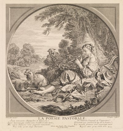 De pastorale poëzie door Claude Agustin Duflos