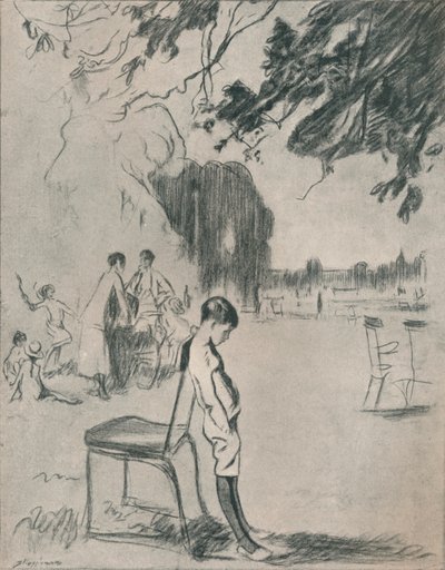 Ik ben doodziek van vrouwen uit De Jongen, c1900 door Claude Allin Shepperson