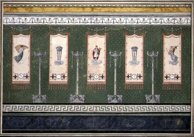 Ontwerp voor Empire-muurdecoratie door Claude Amie Chenavard