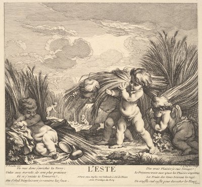 Zomer, 1735-1786 door Claude Augustin Duflos