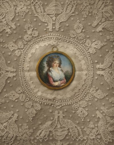 Portret van een onbekende vrouw door Claude Bornet