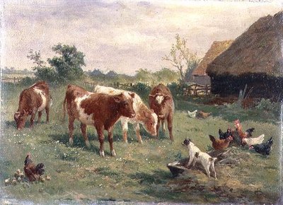 Hond in de Kribbe door Claude Cardon
