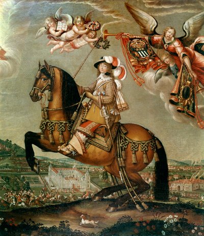 Ruiterportret van Alberte Barbe d