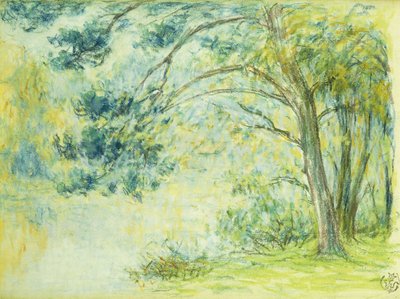 Landschap door Claude Emile Schuffenecker