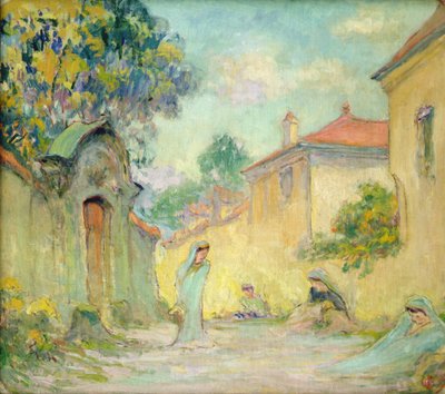 Straat in Meudon door Claude Emile Schuffenecker