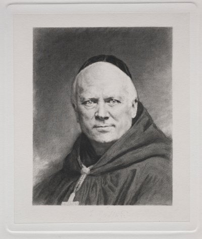 Dom Prosper Gueranger, Abt van Solesmes door Claude Ferdinand Gaillard