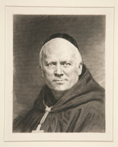 Dom Prosper Gueranger, abt van Soleames door Claude Ferdinand Gaillard