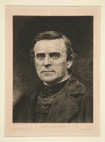 Le Rd. Pere Hubin door Claude Ferdinand Gaillard