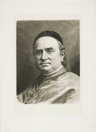 Monseigneur Pie, bisschop van Poitiers door Claude Ferdinand Gaillard