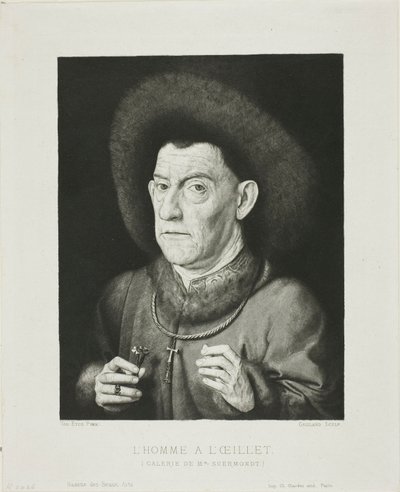 De man met de roze door Claude Ferdinand Gaillard