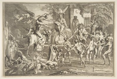 Errant pendant la nuit door Claude Gillot