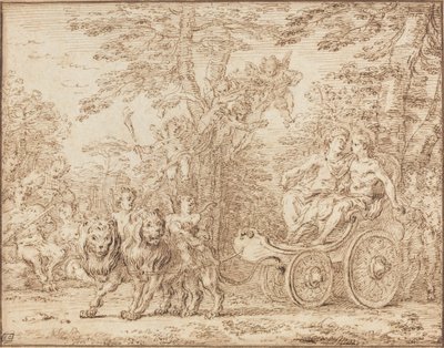 De Triomf van het Huwelijk door Claude Gillot