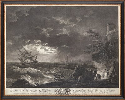 Franse staalgravures door Claude Joseph (after) Vernet