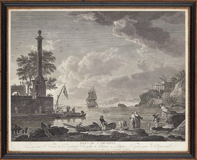 Franse staalgravures door Claude Joseph (after) Vernet