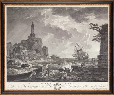Franse Stalen Gravures door Claude Joseph (after) Vernet