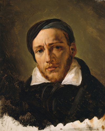 Jean-Louis-André-Théodore Géricault, c.1820-23 door Claude Joseph Vernet