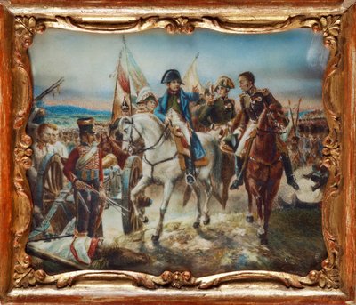 Napoleon bij de Slag bij Friedland door Claude Joseph Vernet