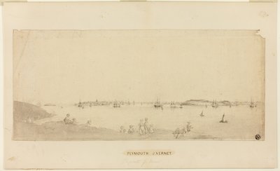 Haven van Plymouth door Claude Joseph Vernet