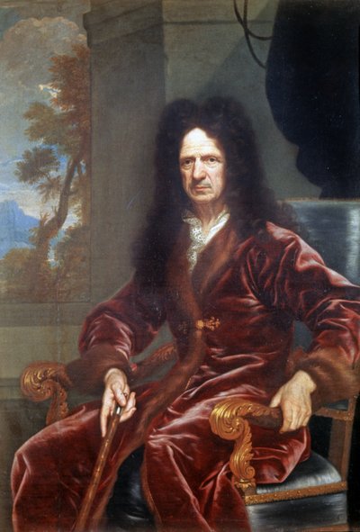 Portret van Andre Le Notre door Claude Lefebvre