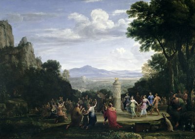 De Aanbidding van het Gouden Kalf door Claude Lorrain (1600 82)