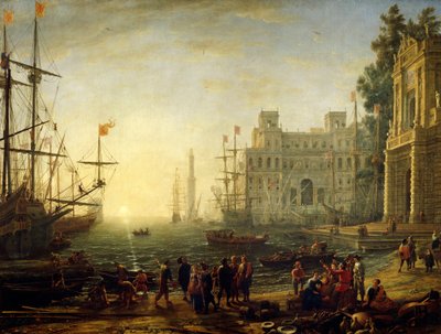 Haven met Villa Medici door Claude Lorrain