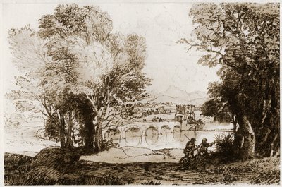 Een Italiaans landschap, 1913 door Claude Lorrain