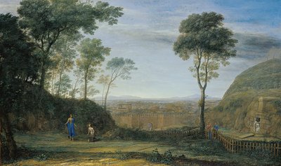 Christus verschijnt aan St. Maria Magdalena Noli me tangere door Claude Lorrain