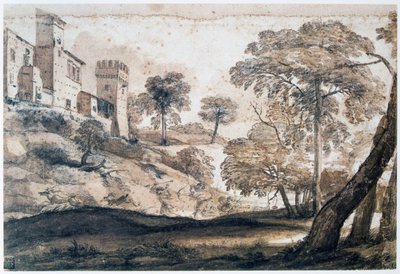 Hertenjacht door Claude Lorrain