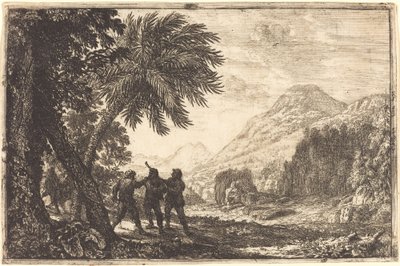 Landschap met bandieten door Claude Lorrain