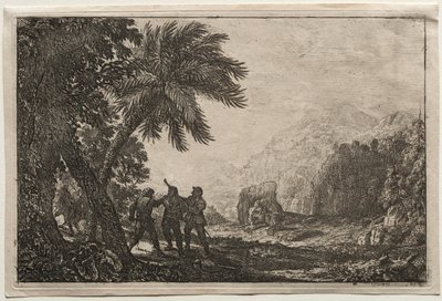 Landschap met bandieten door Claude Lorrain