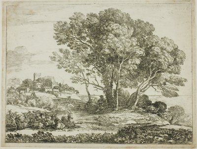 De geitenhoeder door Claude Lorrain