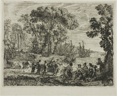 De verkrachting van Europa door Claude Lorrain