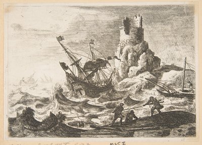 Het Schipbreuk door Claude Lorrain