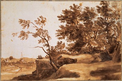 Tiberlandschap met Castel Sant
