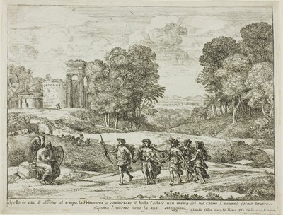 Tijd, Apollo en de Seizoenen door Claude Lorrain