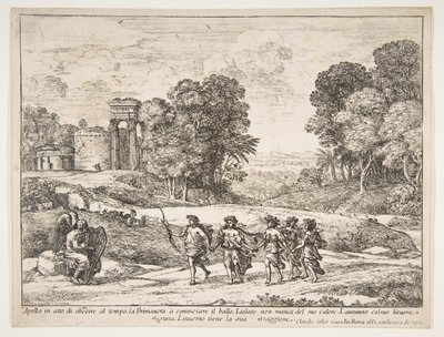 Tijd, Apollo en de Seizoenen door Claude Lorrain