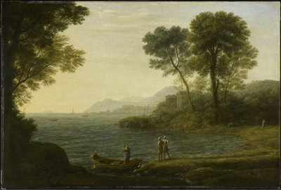 De inscheping van Carlo en Ubaldo, 1667 door Claude Lorrain
