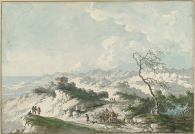 Tweede Uitzicht op het Platteland van Agrigento door Claude Louis Chatelet