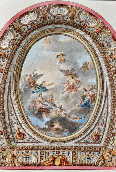 Het plafond van het theater, uit 