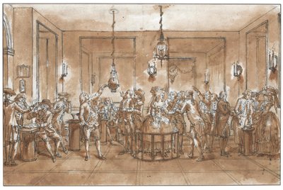 Een magnetisch experiment door Claude Louis Desrais