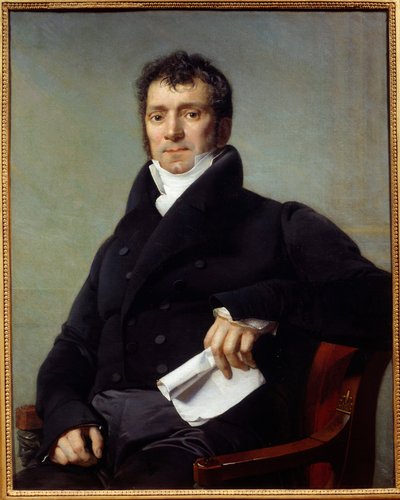 Portret van Claude Marie Morin door Claude Marie Dubufe