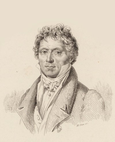 Portret van de componist Anton Reicha 1770-1836, 1837 door Claude Marie François Dien