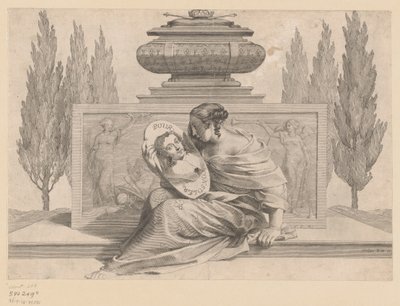 Allegorie op Anna van Oostenrijk door Claude Mellan