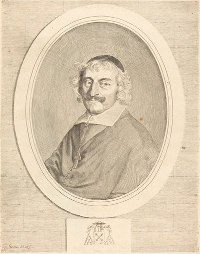 Alphonse III Delbene, Bisschop van Orléans door Claude Mellan